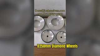 Đồng hồ: Phòng trưng bày bánh xe thủy tinh và nhựa liên kết D250mm