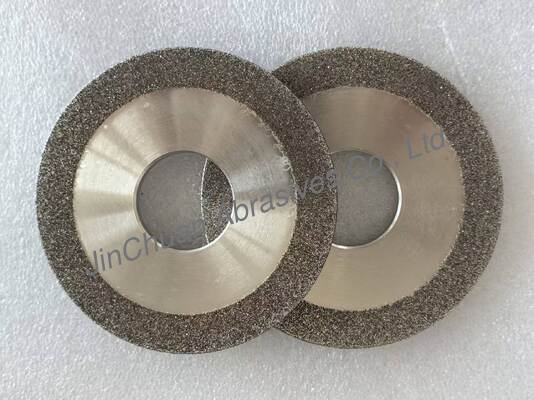 Electro CBN Grinding Wheel With Amber Color Cbn Electroplated Grinding Disc