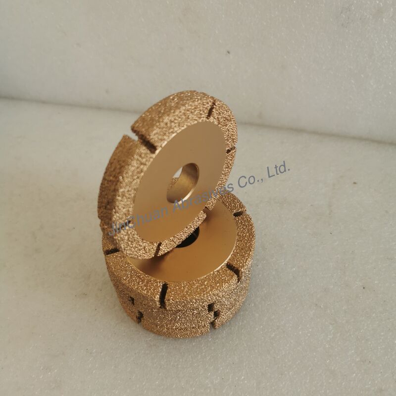 Brazing Diamond Grinding Wheel 76*10*20*10mm D35/40 Suitable For Welding Complex And Precision Structures.