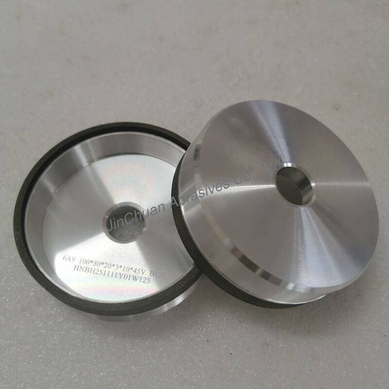 6A9 Resin  Bond CBN Grinding Wheel  100*30T*20*3*10mm Wet Grinding B126