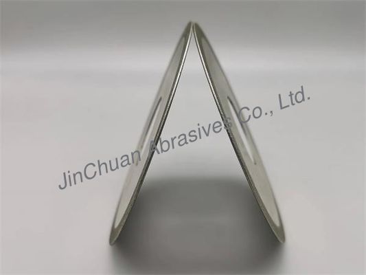 Lưỡi cắt bánh xe mài kim cương mạ điện bạc cho 1A1 100mm * 0.8mm * 7mm