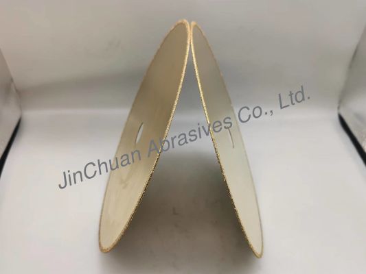 Bánh xe cắt kim cương mạ điện D50/60 0.8mm Thân đế 210 * 20 * 2mm