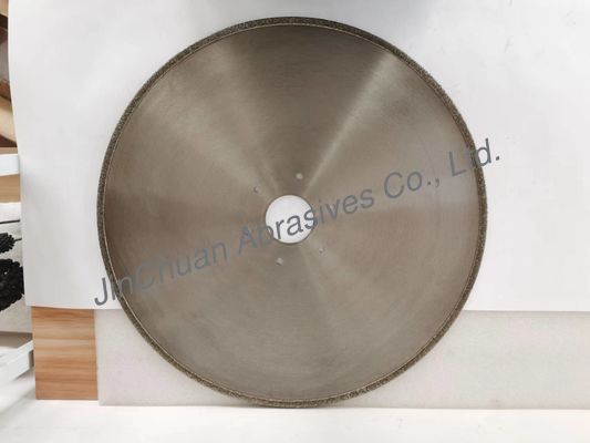490 * 6.4 * 80 * 8 * 4.4mm Bánh xe kim cương CBN để mài Đĩa cắt gang mạ điện