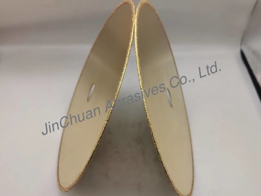 1A1R Bánh mài kim cương CBN mạ điện 210 * 0.8 * 20 * 2mm Với Titanic