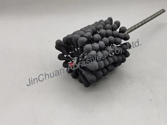 Bàn chải mài giũa linh hoạt 60 * 80 * 200 xi lanh silicon carbide 600 Grit