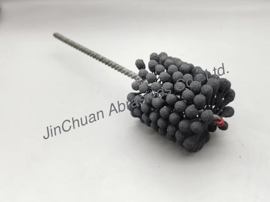 Bàn chải mài giũa linh hoạt 60 * 80 * 200 xi lanh silicon carbide 600 Grit