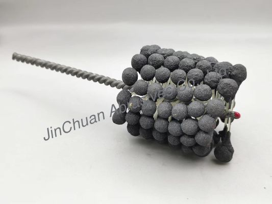 Bàn chải trau chuốt xi lanh OEM 320 Grit 70 * 80 * 200mm