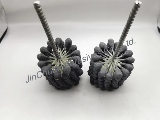 Bàn chải trau chuốt xi lanh OEM 320 Grit 70 * 80 * 200mm