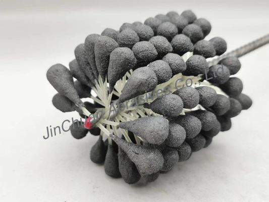 Bàn chải mài giũa linh hoạt 80 * 80 * 200mm Khối Boron Nitride 80 Grit