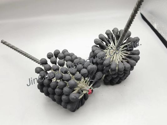 Bàn chải mài giũa linh hoạt 80 * 80 * 200mm Khối Boron Nitride 80 Grit