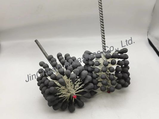 Bàn chải trau dồi 90 * 80 * 200mm 60 Grit Flex để loại bỏ gờ