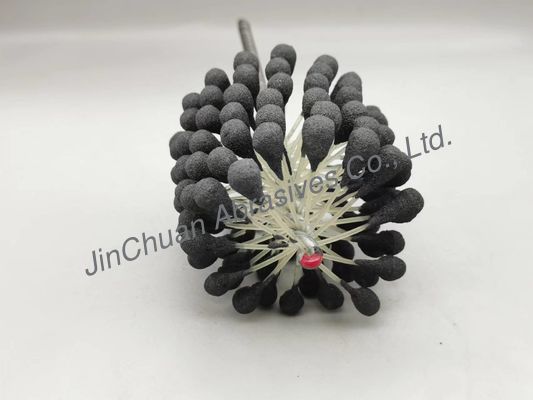 Bàn chải trau dồi 90 * 80 * 200mm 60 Grit Flex để loại bỏ gờ