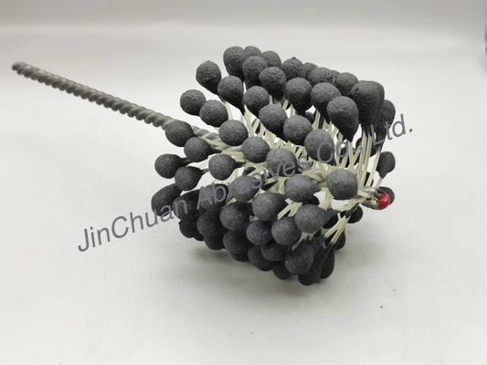 Bàn chải trau dồi 90 * 80 * 200mm 60 Grit Flex để loại bỏ gờ