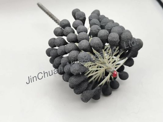 Bàn chải mài linh hoạt bóng xi lanh 100 * 80 * 200mm để làm sạch và hoàn thiện lỗ khoan