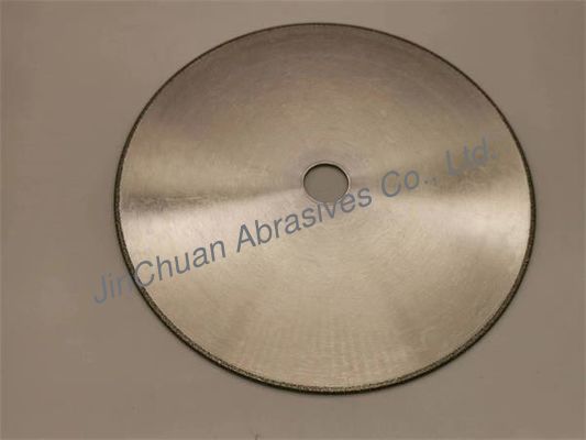 R1.5 1F1 Bánh mài kim cương mạ điện 230 * 3.0 * 25 * 3 D6070 Hợp kim cứng