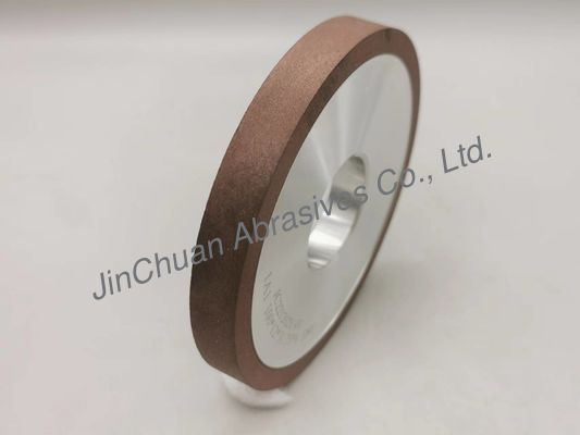 1A1 Kim cương mài nhựa Bánh xe ngoại quan Nhôm Basebody 75 * 6mm
