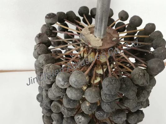 Xi lanh động cơ 220 * 250 * 400mm Bàn chải trau dồi bóng đánh bóng Đầu lỗ bên trong SIC180 #