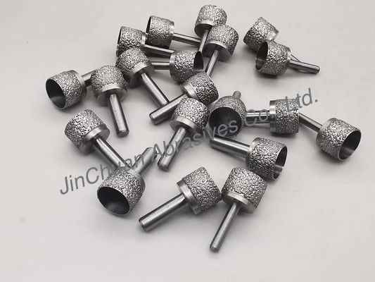 Electro Bonded CBN Mài chân Bộ định tuyến kim cương Điểm gắn bit D45