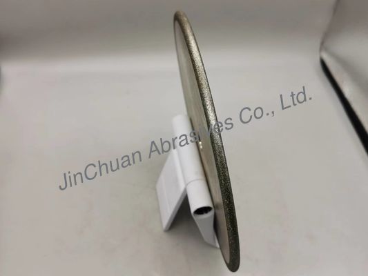 Đường kính bánh xe kim cương mài mạ điện 200mm 15.875 Arbor Hole 1F1R
