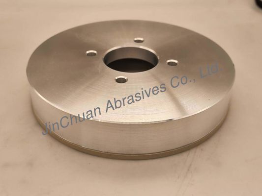6A2T 150mm Vitrified Bond Kim cương nghiền bánh xe làm việc ướt loại