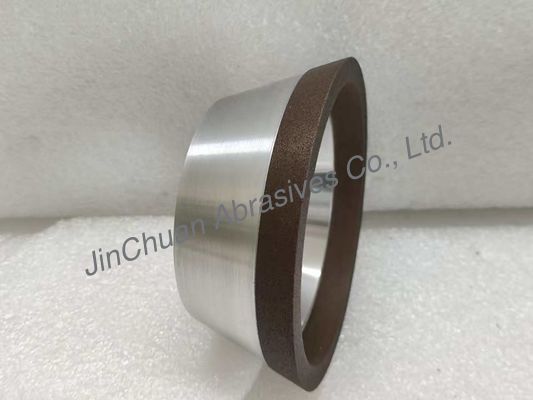 11V2 nhựa kim cương trượt bánh xe với thân nhôm Grit 151 đường kính 100