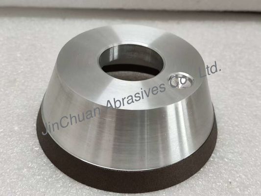 11V2 nhựa kim cương trượt bánh xe với thân nhôm Grit 151 đường kính 100