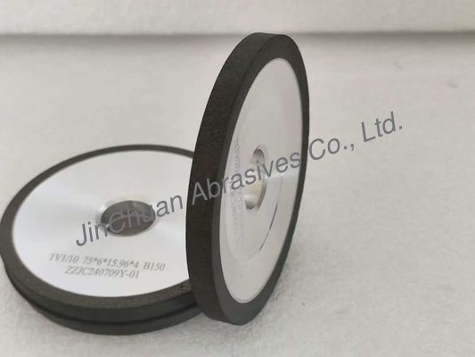 Màu xám CBN nhựa liên kết bánh nghiền 1V1 75mm với 10 độ cho hiệu quả gashing