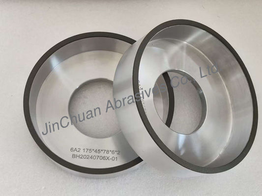 6A2 nhựa trượt bánh xe cho thép HSS Cbn trượt đĩa 175mm