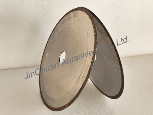 1A1 600 * 2.5 * 20 * 5mm B100/120 Thiết kế cạnh R0.5 Fillet + 7 ° Chamfer Electroplated CBN Cutting Disc