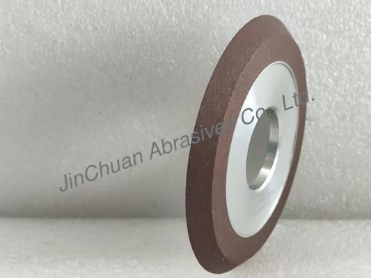 1V1 45 độ Reinoid kim cương bánh xe 100mm ướt làm việc nhựa Bonded kim cương bánh xe