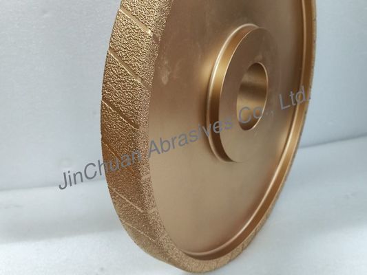 400mm Rough Grain Vacuum Brazed Diamong Wheel D25/30 Trình nghiền cho sắt đúc