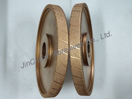 400mm Rough Grain Vacuum Brazed Diamong Wheel D25/30 Trình nghiền cho sắt đúc