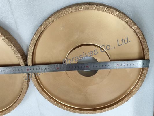 400mm Rough Grain Vacuum Brazed Diamong Wheel D25/30 Trình nghiền cho sắt đúc