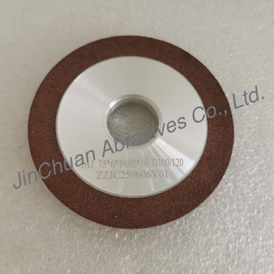 1A1 75*6*32*19.05*10mm Đá mài kim cương liên kết nhựa D100/120
