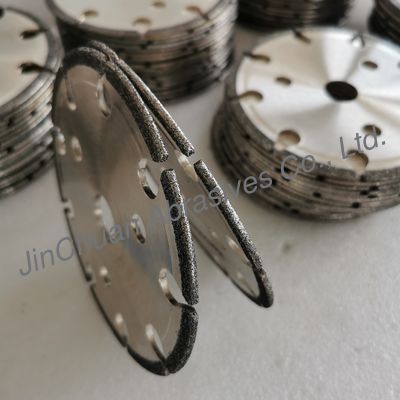 145*4.8*16*6mm B80/100 Electroplated CBN Cyclone Grinding Wheel For Chain SawSaws