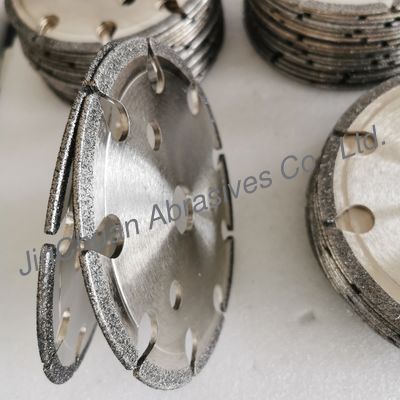 145*4.8*16*6mm B80/100 CBN Cyclone Electroplated Wheel cho dây chuyền