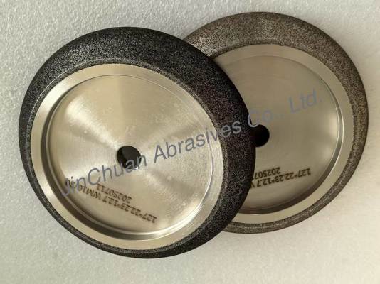 Đĩa mài CBN hình trụ đế thép để mài lưỡi cưa vòng, màu hổ phách