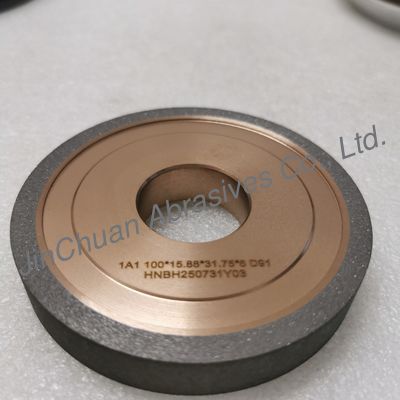 1A1 100*15.88*31.75*6mm D91 Nhựa và kim loại liên kết lai kim cương bánh nghiền hiệu suất cao hơn tuổi thọ lâu hơn