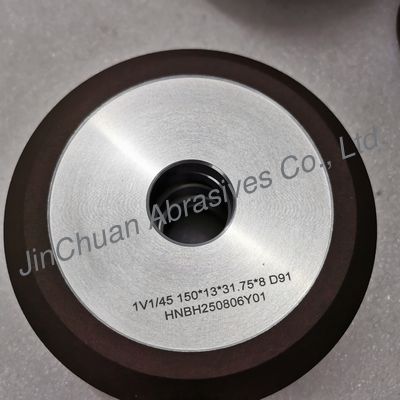 Resin  Bond Diamond  Grinding Wheel  1V1 /45 ° 150*13*31.75*8mm