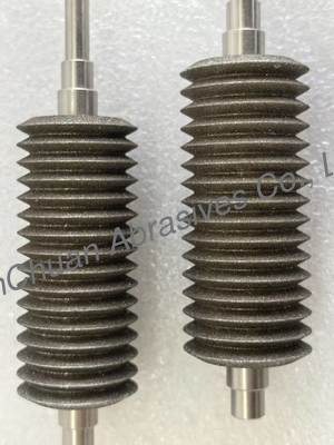 Non-Standard Customized Electroplated CBN Grinding Wheel 30 * 122.5 * 6 * 3 mm Để mài lưỡi cưa đa công cụ ((BIM,HCS,HSS)