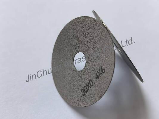 0.4mm supper thin chip breaker dây chuyền kim loại cbn cắt bánh xe 1A8 cho slotters