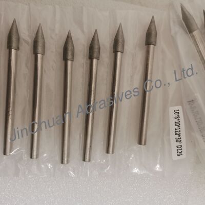 Custom-Made 10*8*10*120mm  30°-120° D126 Electroplated Grinding Bits For Cemented Carbide