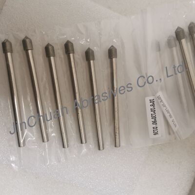 Đầu mài điện hóa D126 tùy chỉnh 10*8*10*120mm 30°-120° cho Cacbua xi măng