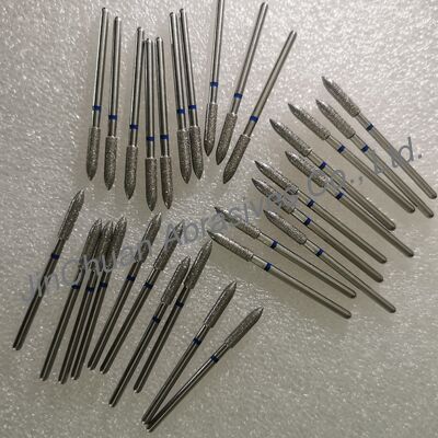 Chổi mài kim cương điện phân 3 lớp tùy chỉnh tốc độ thấp cho nha khoa