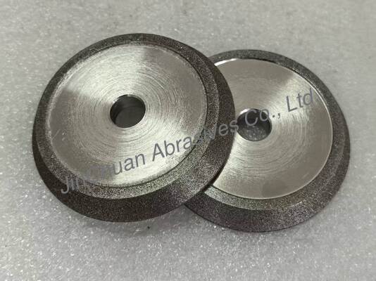 Bánh mài và vát cạnh liên kết điện với bánh mài mạ điện CBN màu hổ phách