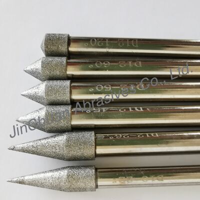 Các đầu nghiền kim cương điện áp tùy chỉnh với kích thước khác nhau.