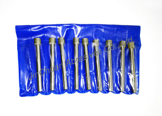 Chân mài kim cương mạ điện nhỏ cho đường kính trong D126 Grit