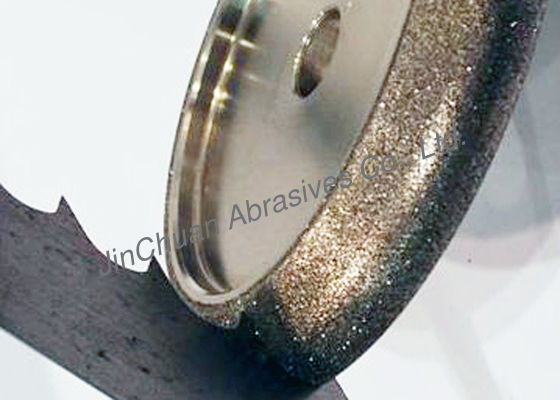 Wood Mizer 10/30 Tám inch Bánh xe mài CBN được sử dụng / Độ sắc nét cao Bánh mài mạ điện