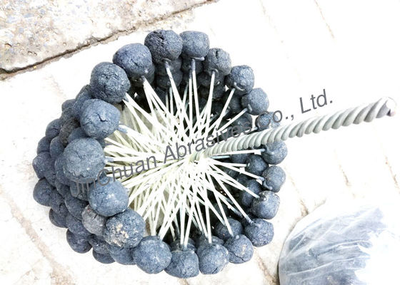 Bàn chải mài giũa silicon đường kính 178mm / Dụng cụ mài giũa linh hoạt Được sử dụng để loại bỏ burr