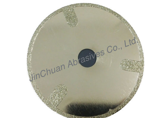 Màu bạc 8 inch để cắt đĩa than kim cương mạ điện